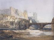 Samuel Prout Part of Durham Bridge (mk47) Spain oil painting artist